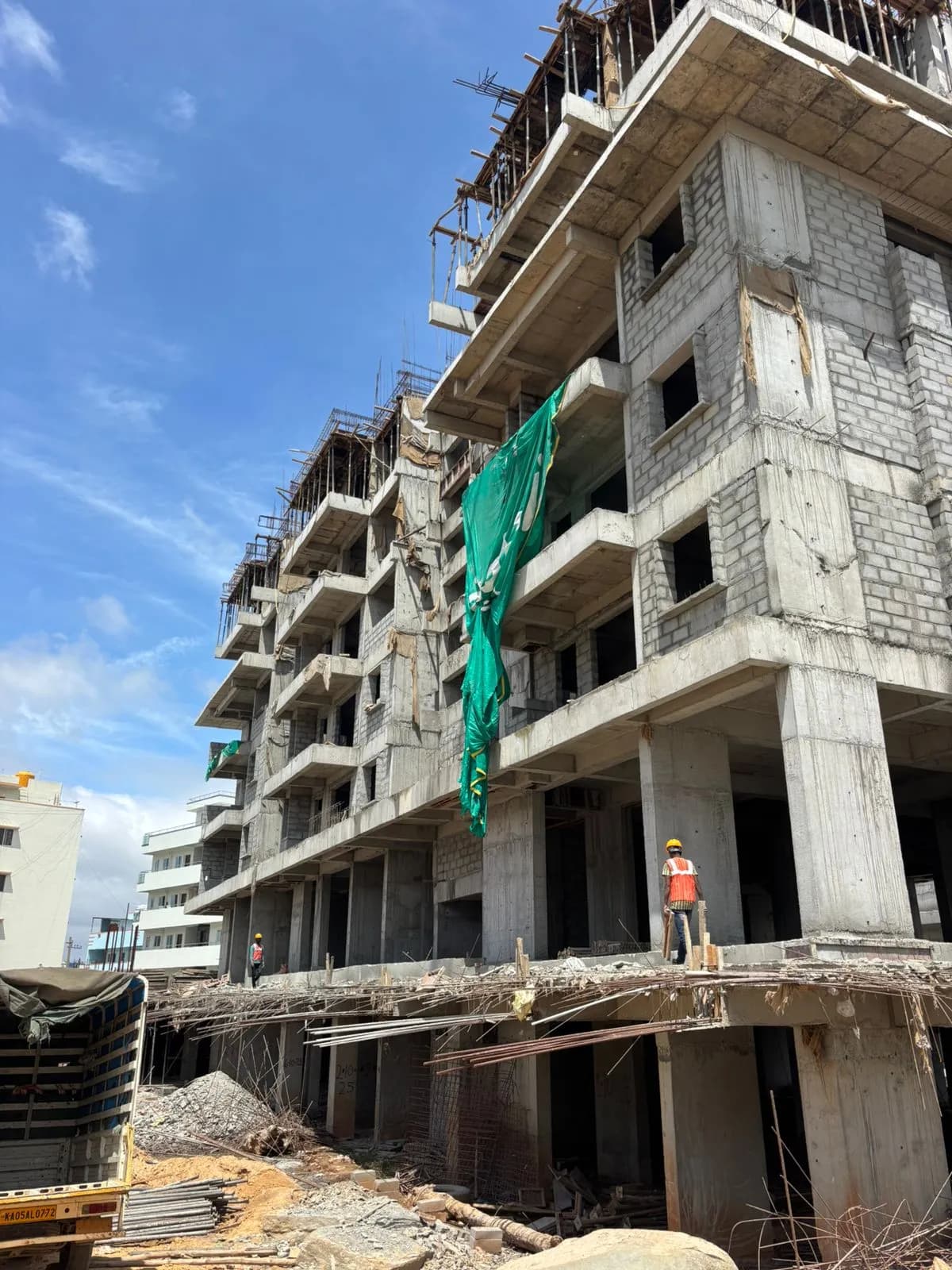 Mythri Sikharam: Site photo filed with Karnataka RERA