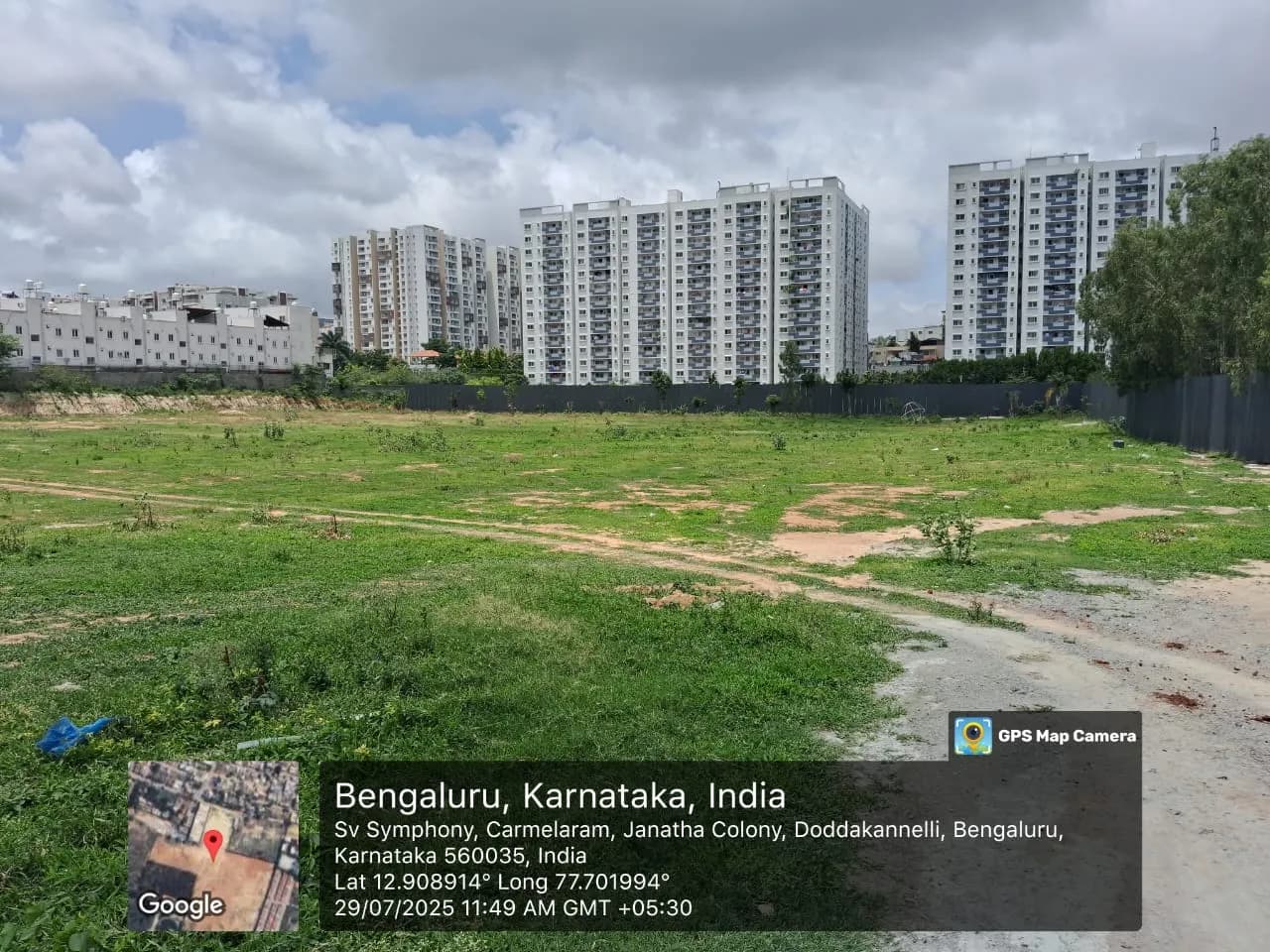 Mana Verdant Terraces: Site photo filed with Karnataka RERA