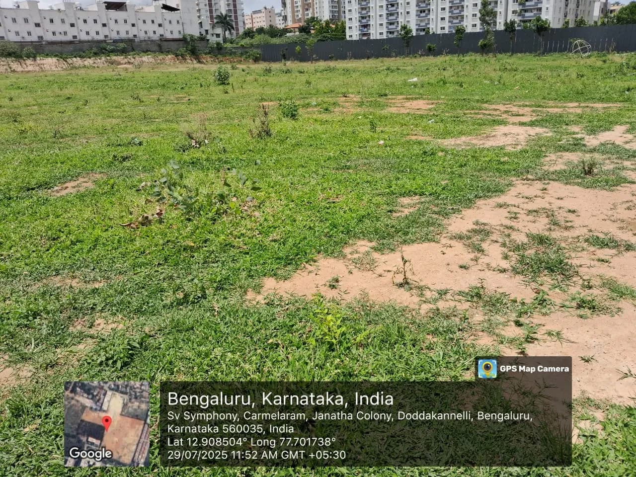 Mana Verdant Terraces: Site photo filed with Karnataka RERA
