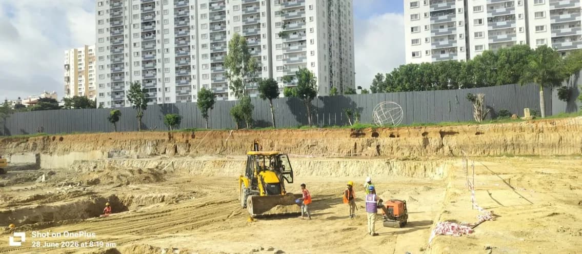 Mana Verdant Terraces: Site photo filed with Karnataka RERA