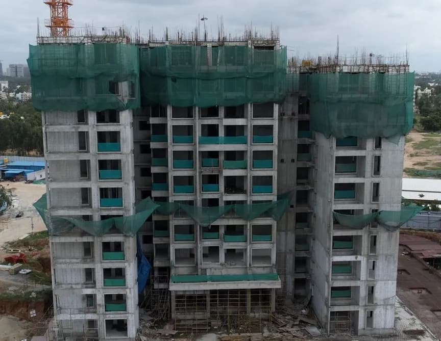 Soul of the Seasons: Site photo filed with Karnataka RERA