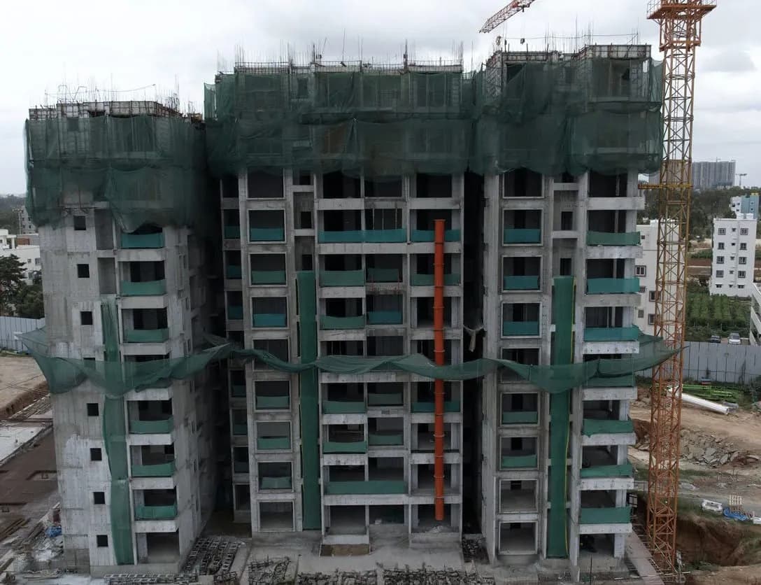 Soul of the Seasons: Site photo filed with Karnataka RERA