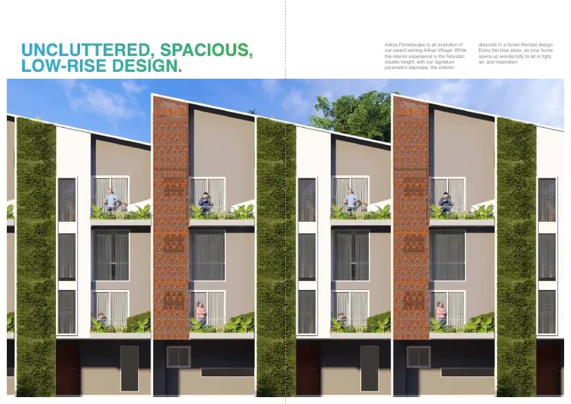 Aiikya Forestscape: Brochure, page 4 (filed with Karnataka RERA)