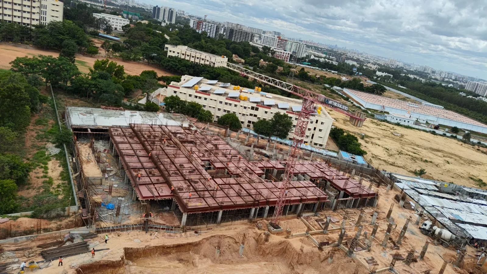 Mythri Sity: Site photo filed with Karnataka RERA
