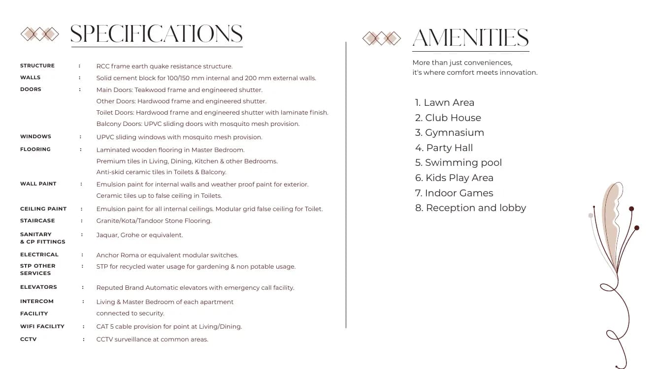 Inspira Winds of Life: Brochure, page 8 (filed with Karnataka RERA)