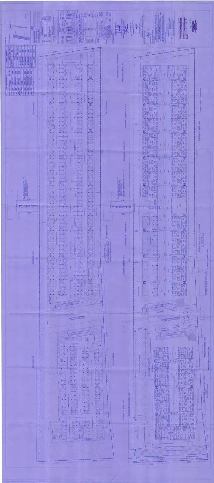 Inspira Winds of Life: Approved Building Plan, page 1 (filed with Karnataka RERA)