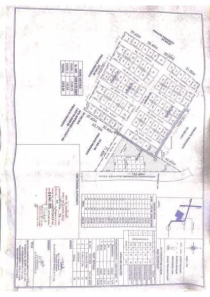 Kumari Savya: Approved Layout Plan/Demarcation Plan (filed with Karnataka RERA)