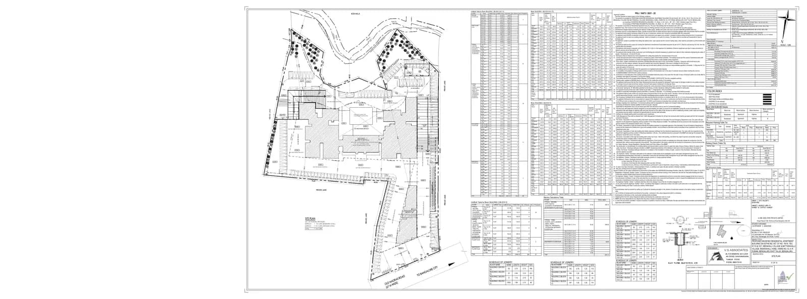 Ohana: Approved Building Plan, page 1 (filed with Karnataka RERA)