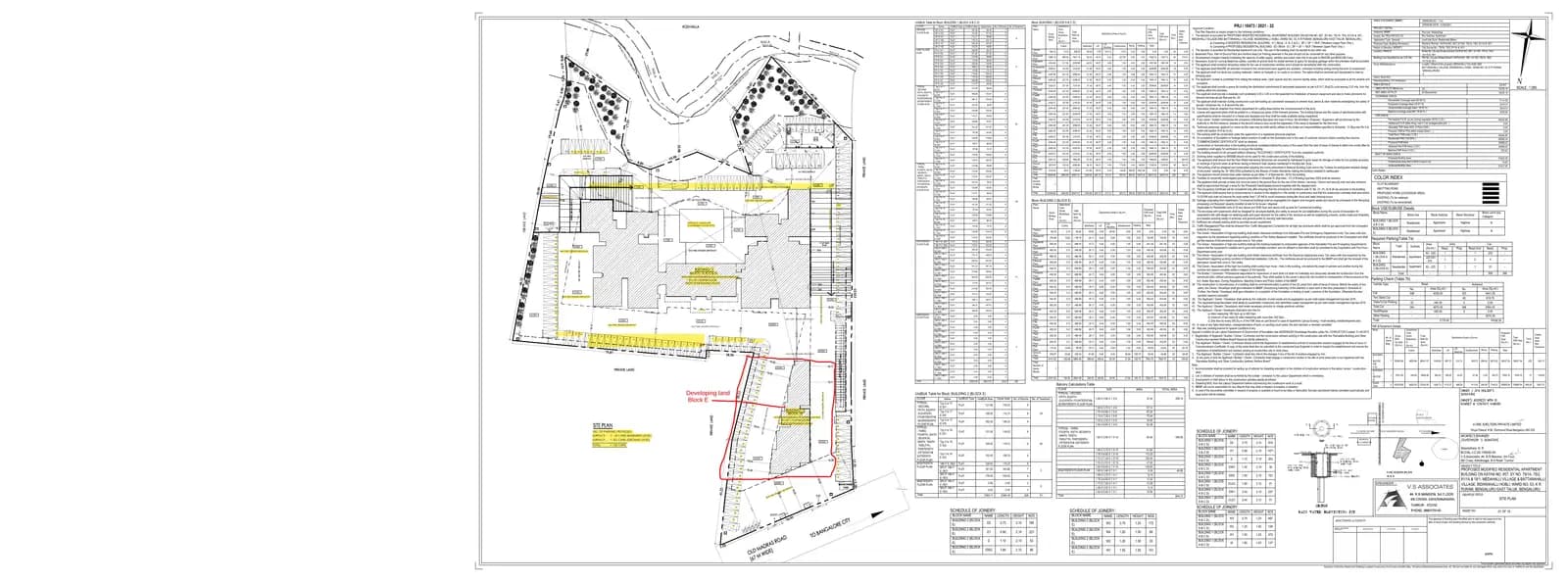 Ohana: Demarcated Site, Basement and Ground floor plan.pdf, page 1 (filed with Karnataka RERA)