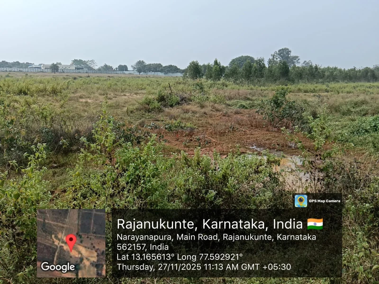 Embassy Eden: Site photo filed with Karnataka RERA