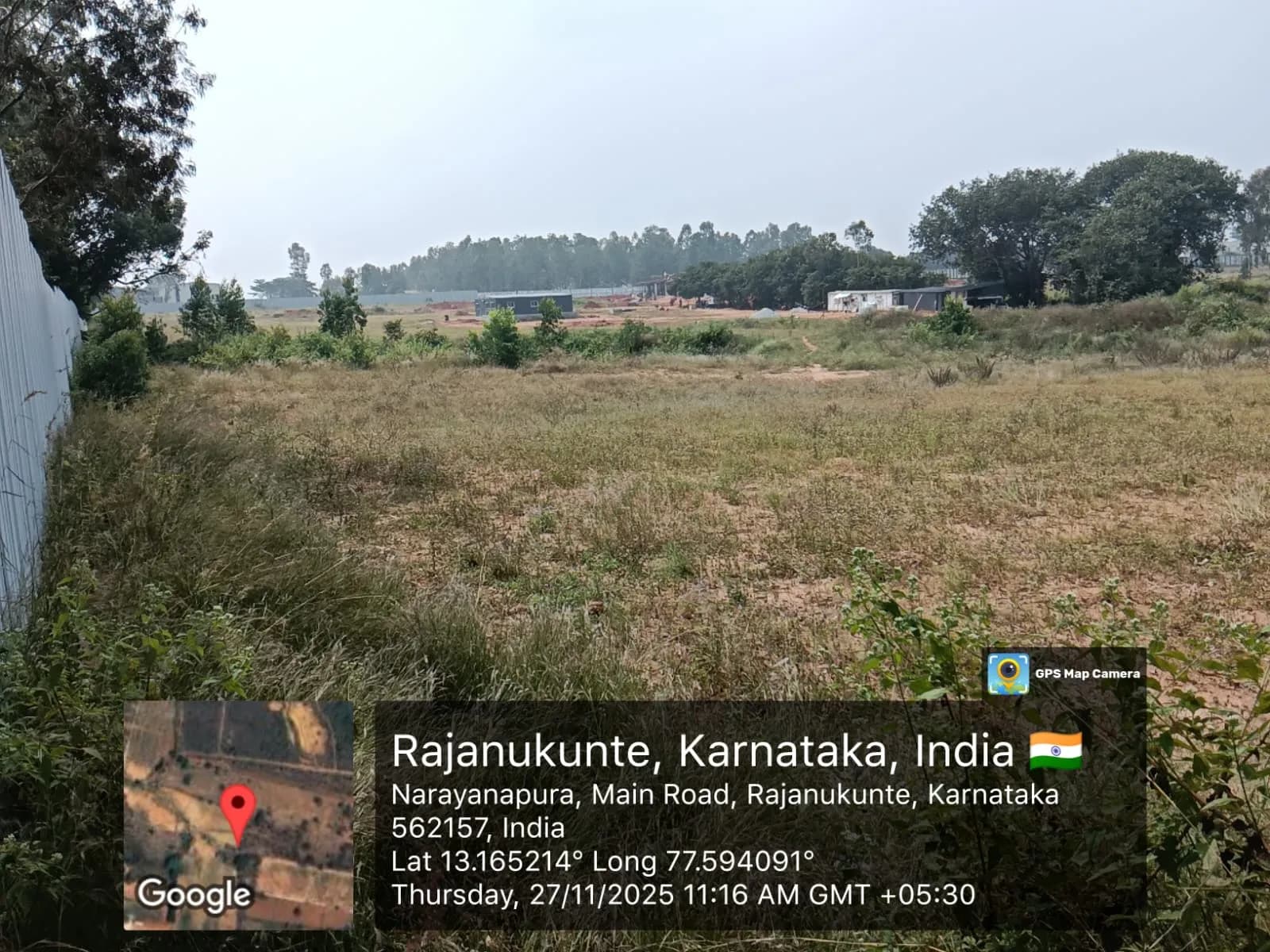 Embassy Eden: Site photo filed with Karnataka RERA