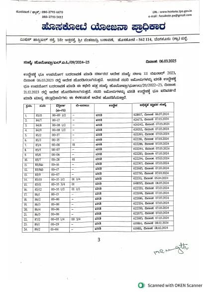 V.R Mega Township: Brochure, page 3 (filed with Karnataka RERA)