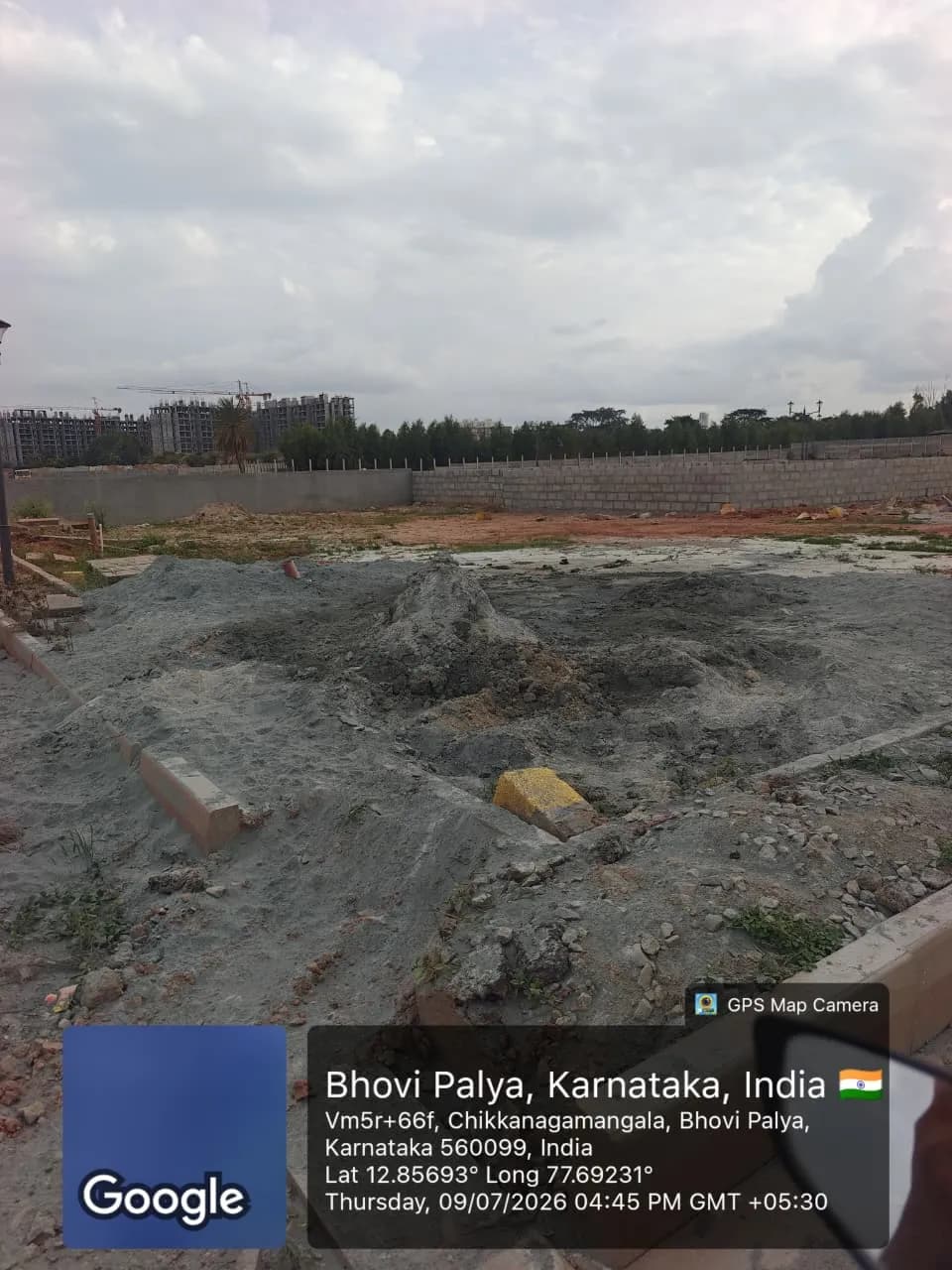 The Citadel: Site photo filed with Karnataka RERA