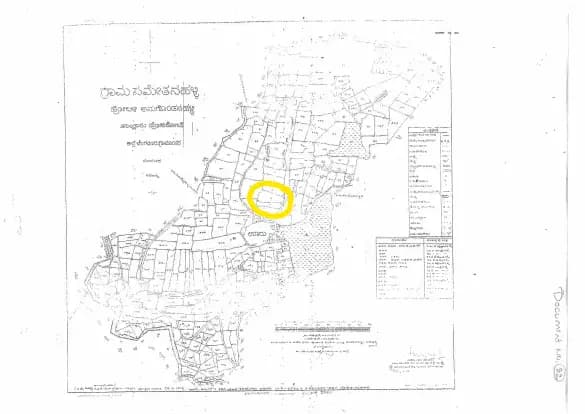 Anahata: Village Map_ Demarcation.pdf (filed with Karnataka RERA)