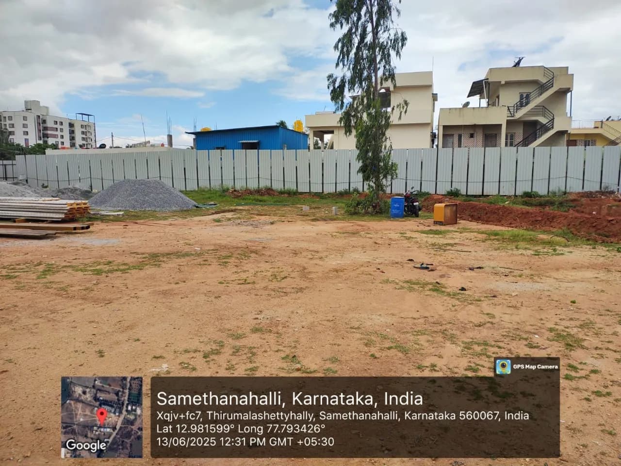 Anahata: Site photo filed with Karnataka RERA
