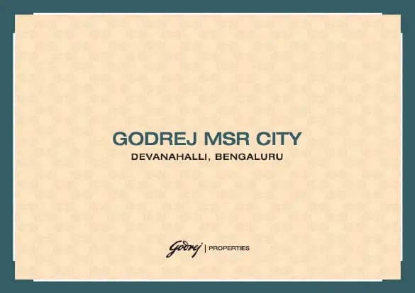 Barca II At Godrej MSR City: Brochure, page 1 (filed with Karnataka RERA)