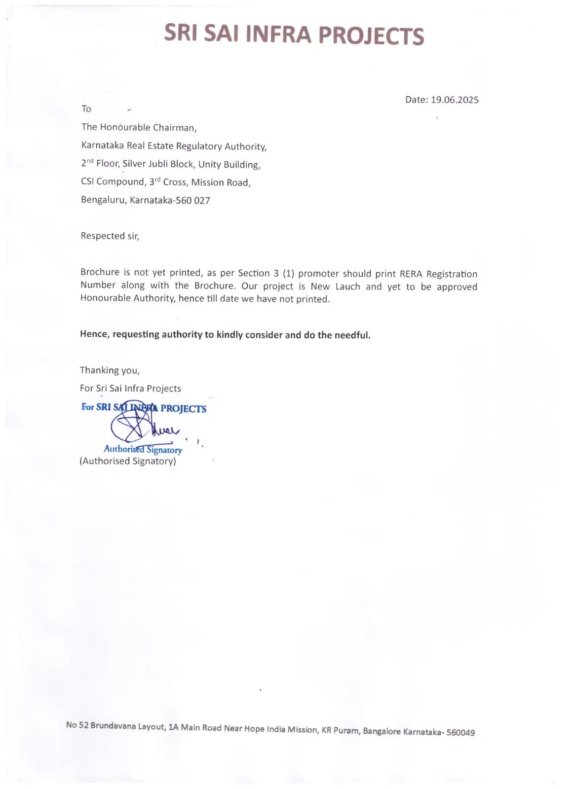 The Pearl Paradise: Brochure (filed with Karnataka RERA)