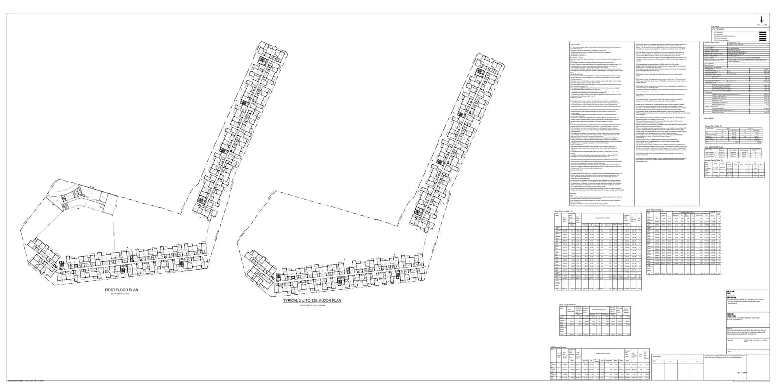 Casagrand Estancia: First to Twelveth Floor Plan .pdf (filed with Karnataka RERA)