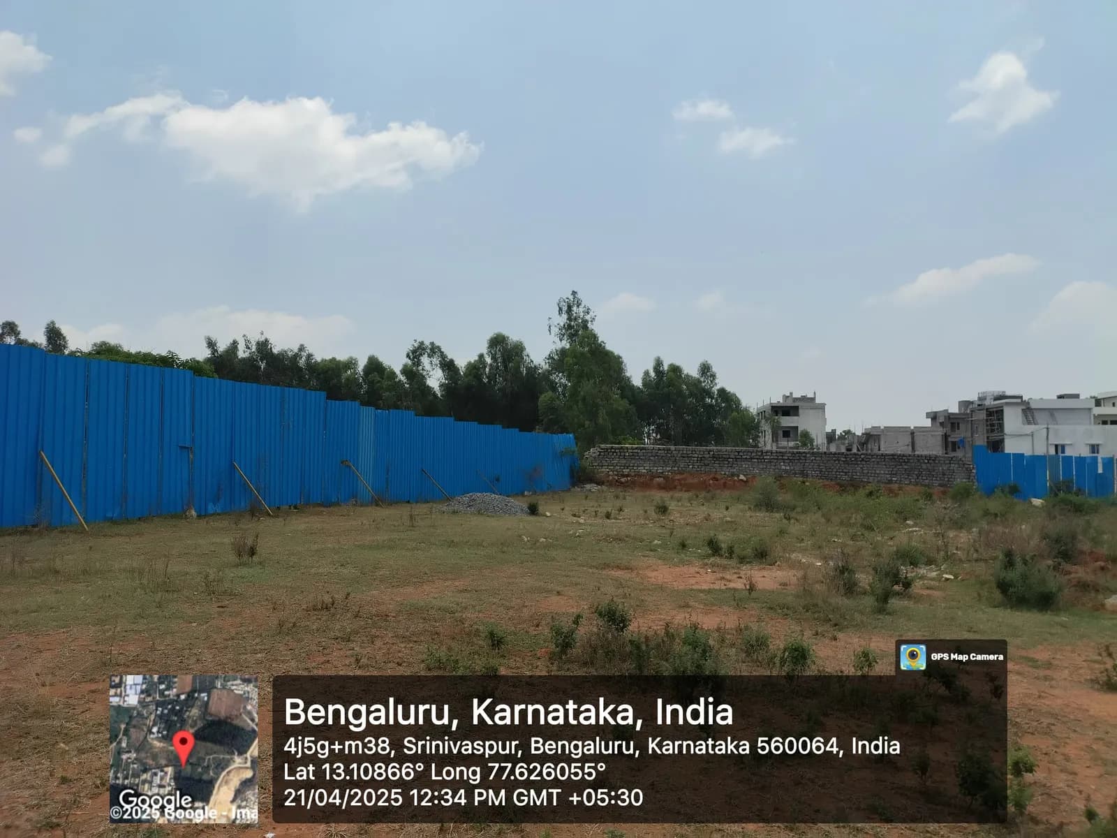 Casagrand Estancia: Site photo filed with Karnataka RERA
