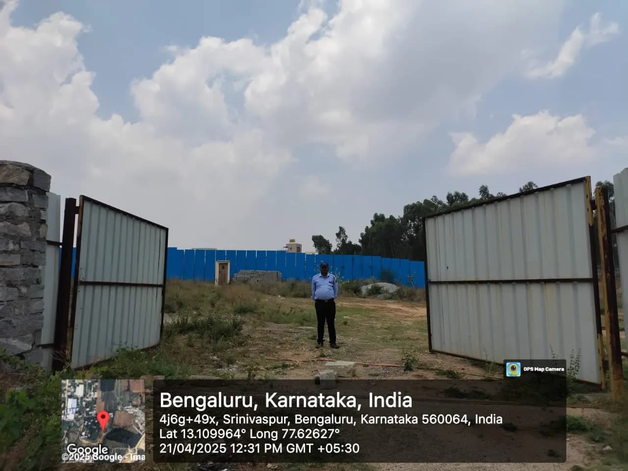Casagrand Estancia: Site photo filed with Karnataka RERA