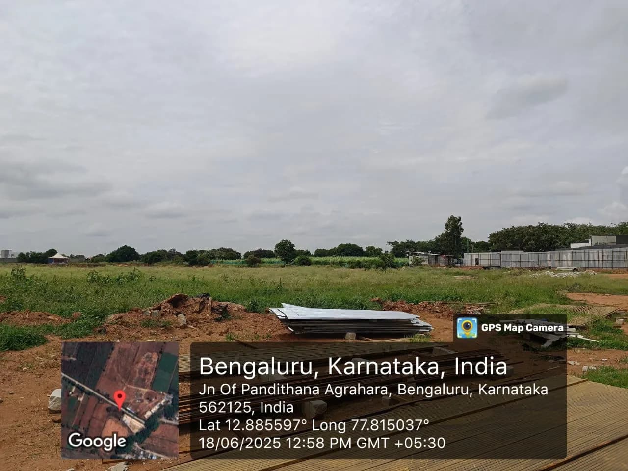 Onyx: Site photo filed with Karnataka RERA
