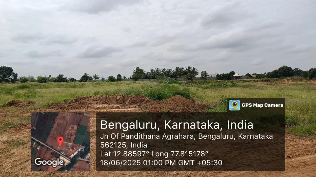 Onyx: Site photo filed with Karnataka RERA