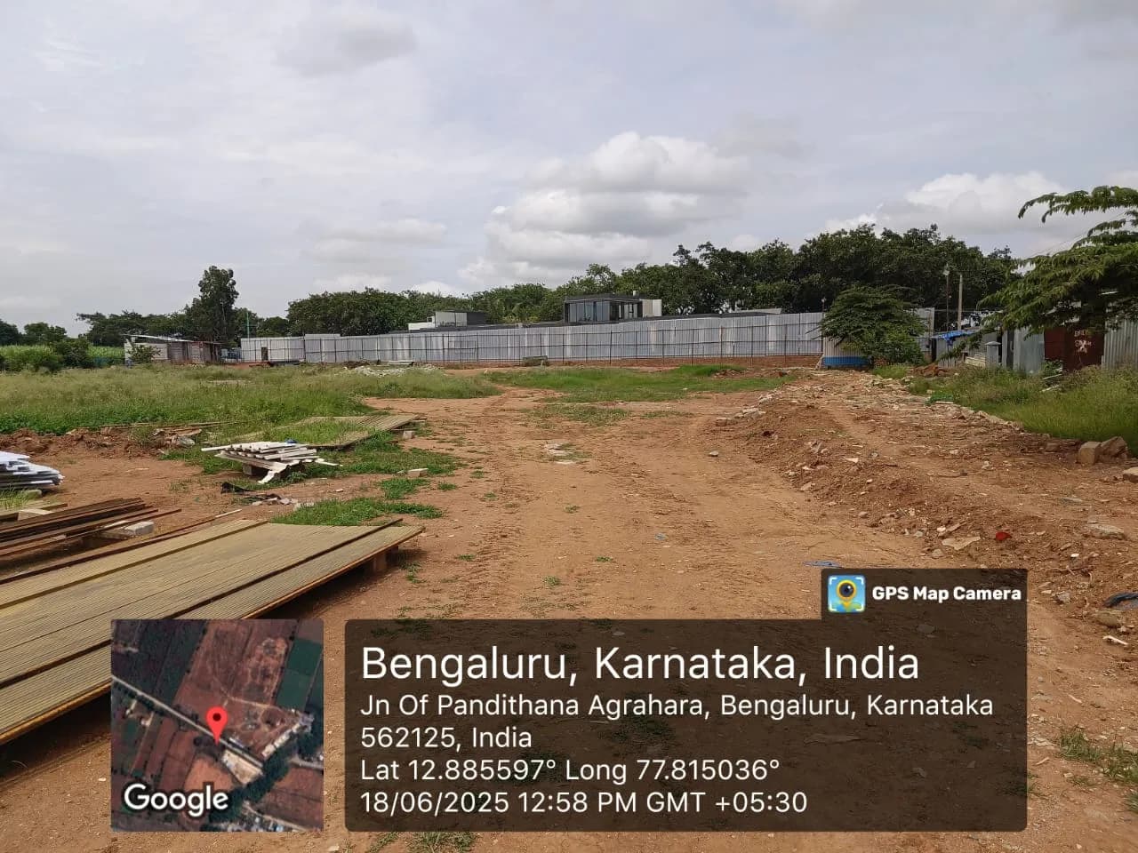 Onyx: Site photo filed with Karnataka RERA