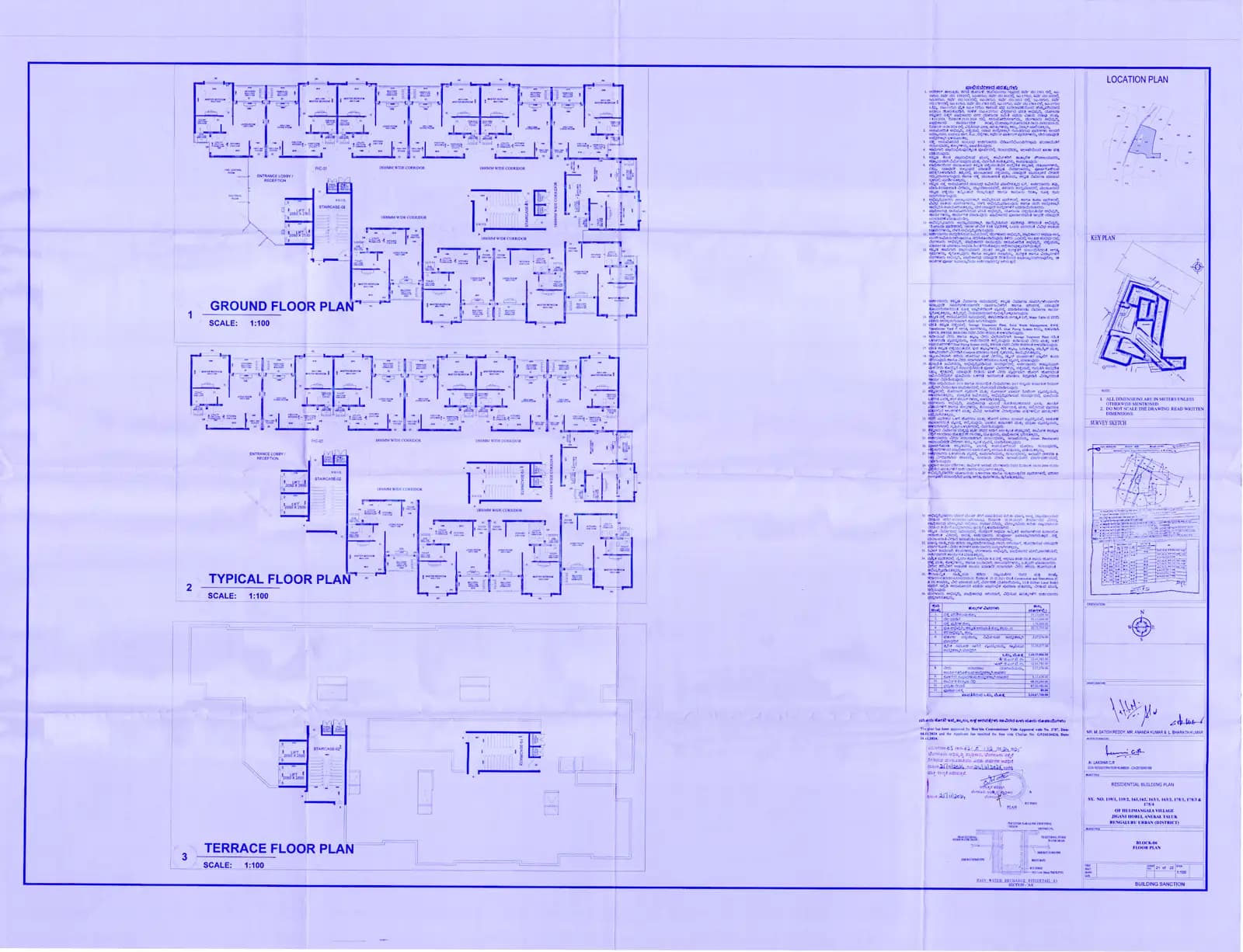 Bren Park City: 21 Floor plan Block 6.pdf (filed with Karnataka RERA)