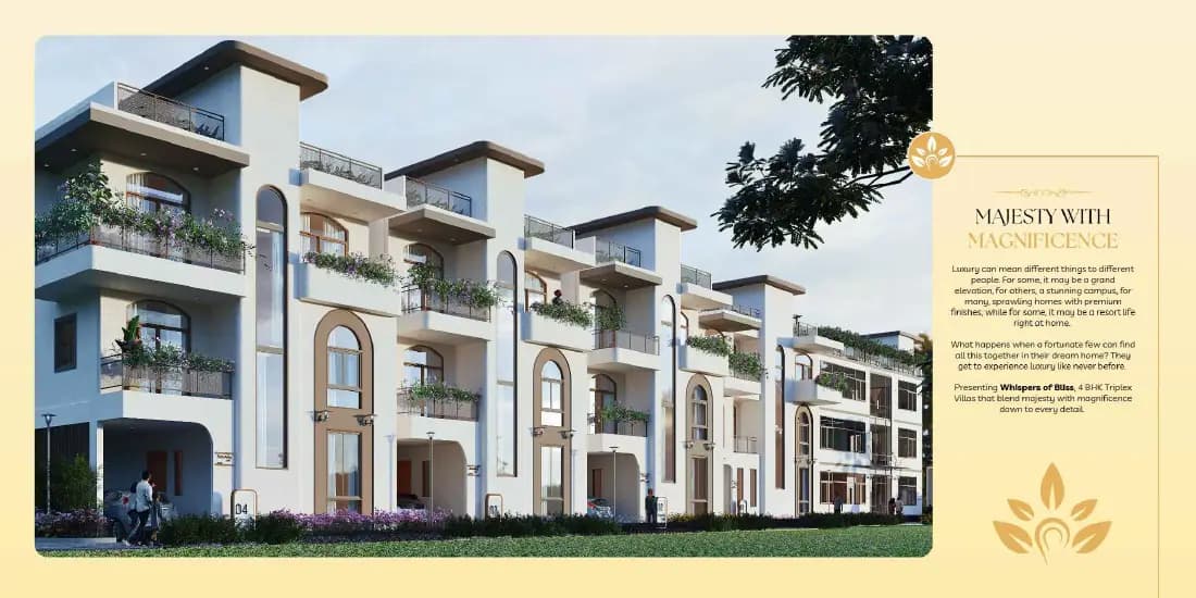 Whispers Of Bliss: Brochure, page 4 (filed with Karnataka RERA)