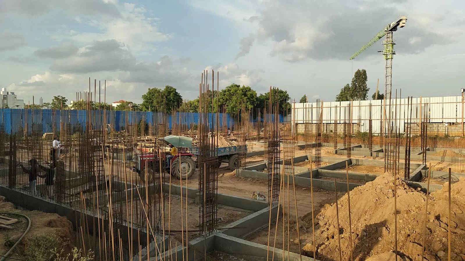 Anrai Clusters: Site photo filed with Karnataka RERA