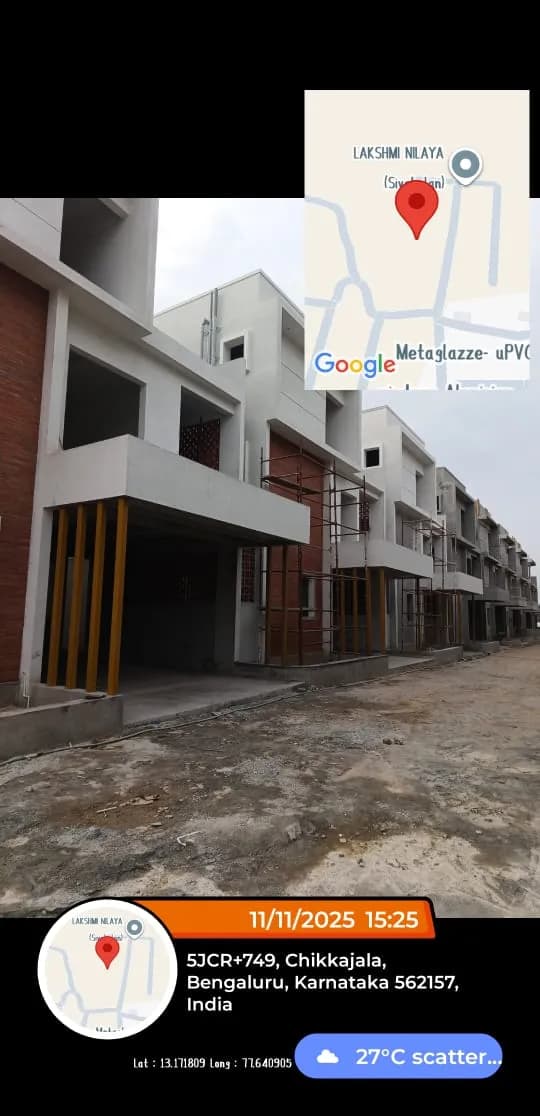 Ramya Water Front: Site photo filed with Karnataka RERA