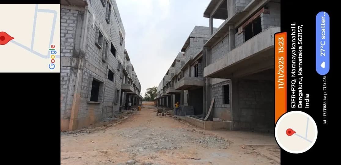 Ramya Water Front: Site photo filed with Karnataka RERA
