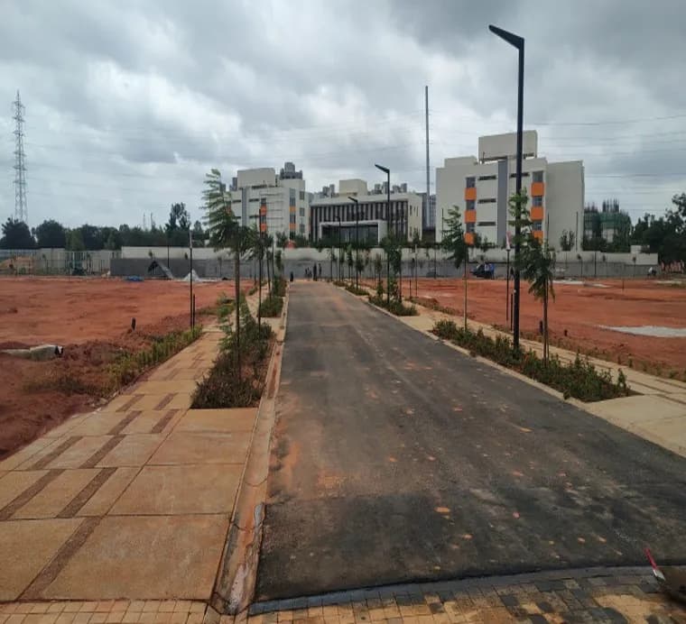 Embassy Paradiso: Site photo filed with Karnataka RERA