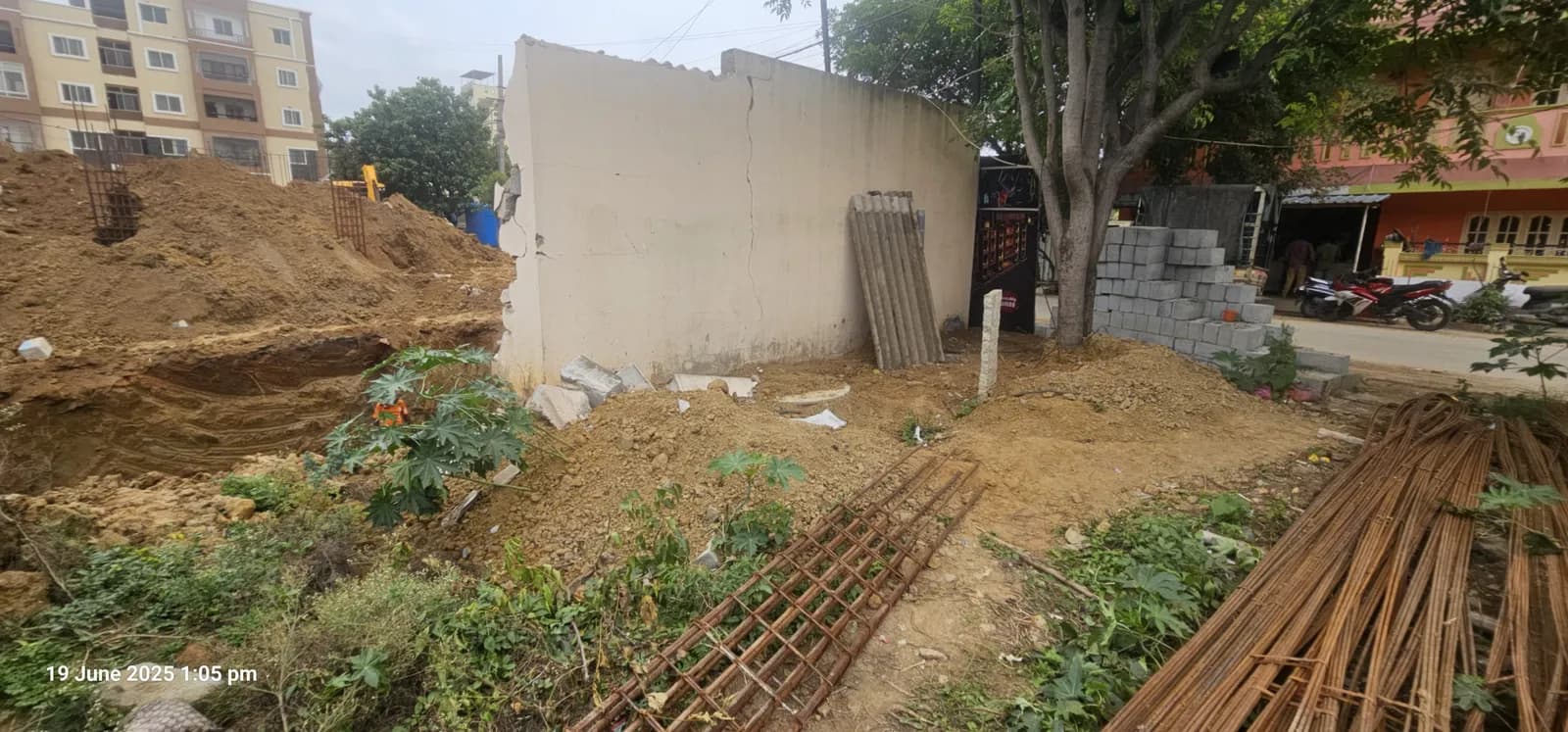 The Golden Gate House: Site photo filed with Karnataka RERA