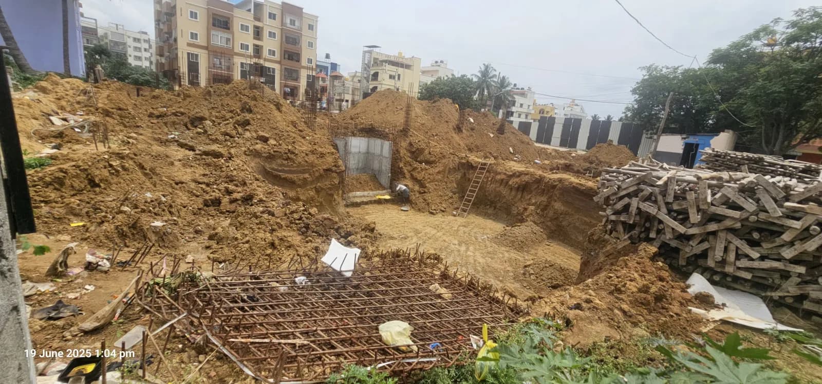 The Golden Gate House: Site photo filed with Karnataka RERA