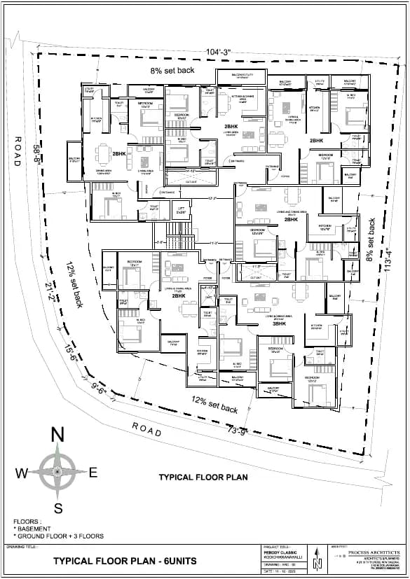 Perody Peepal Tree: Approved Building Plan (filed with Karnataka RERA)