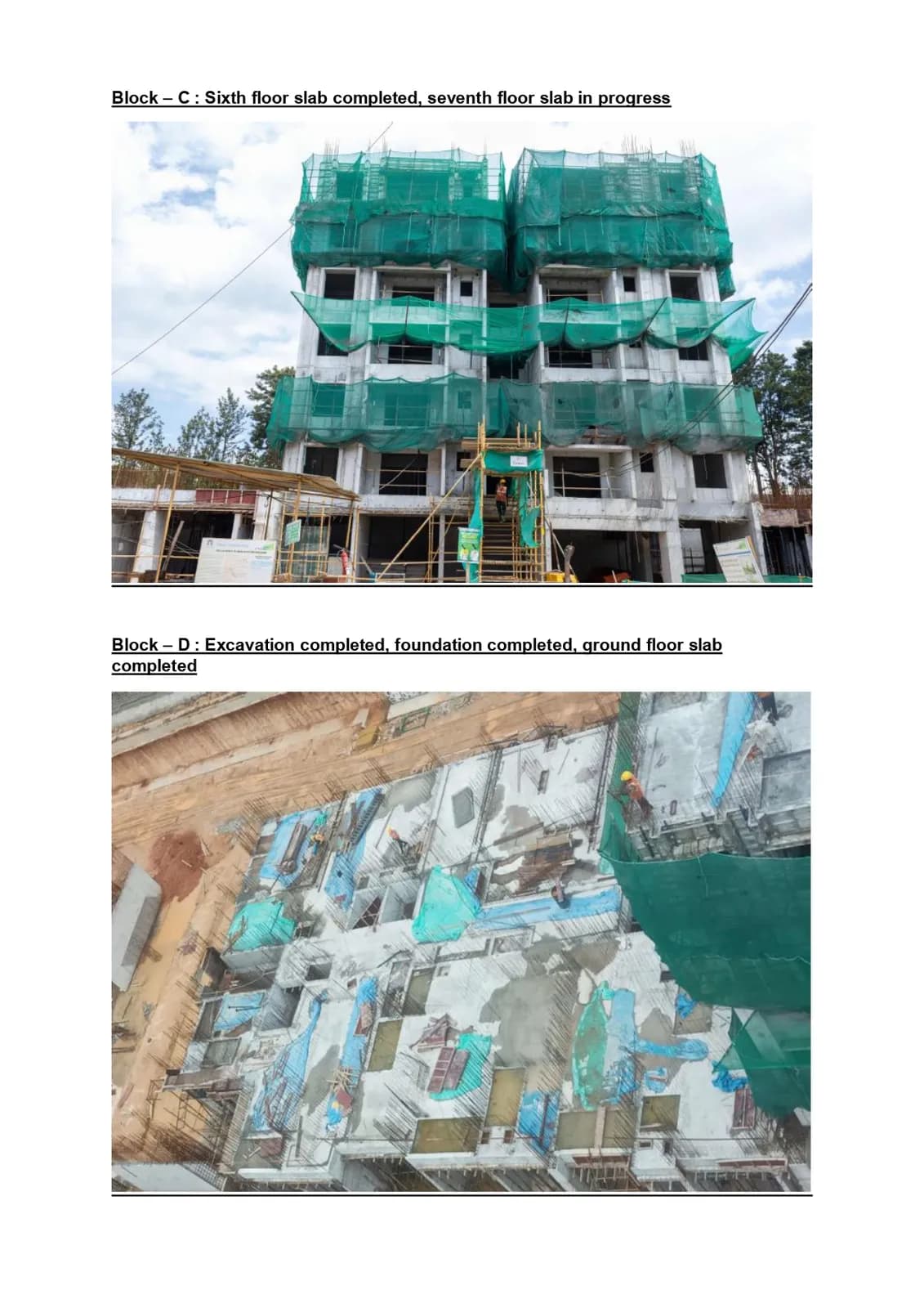 TVS Emerald Auralis: Site photo filed with Karnataka RERA