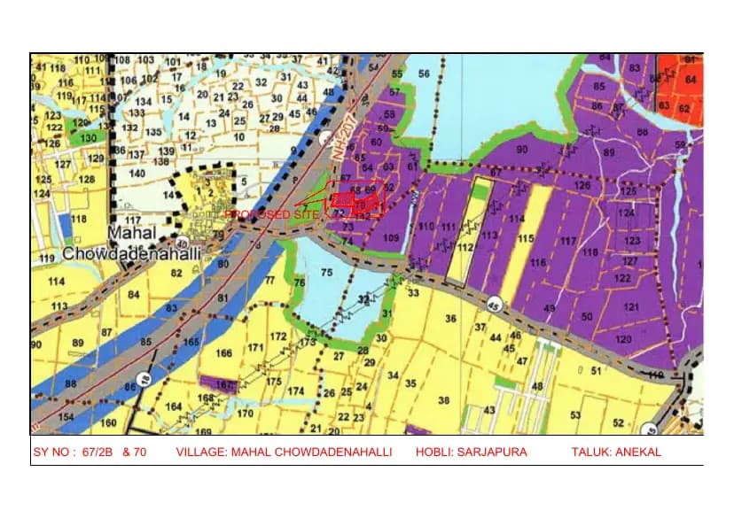 Royal Nest: CDP Demarcation.pdf (filed with Karnataka RERA)