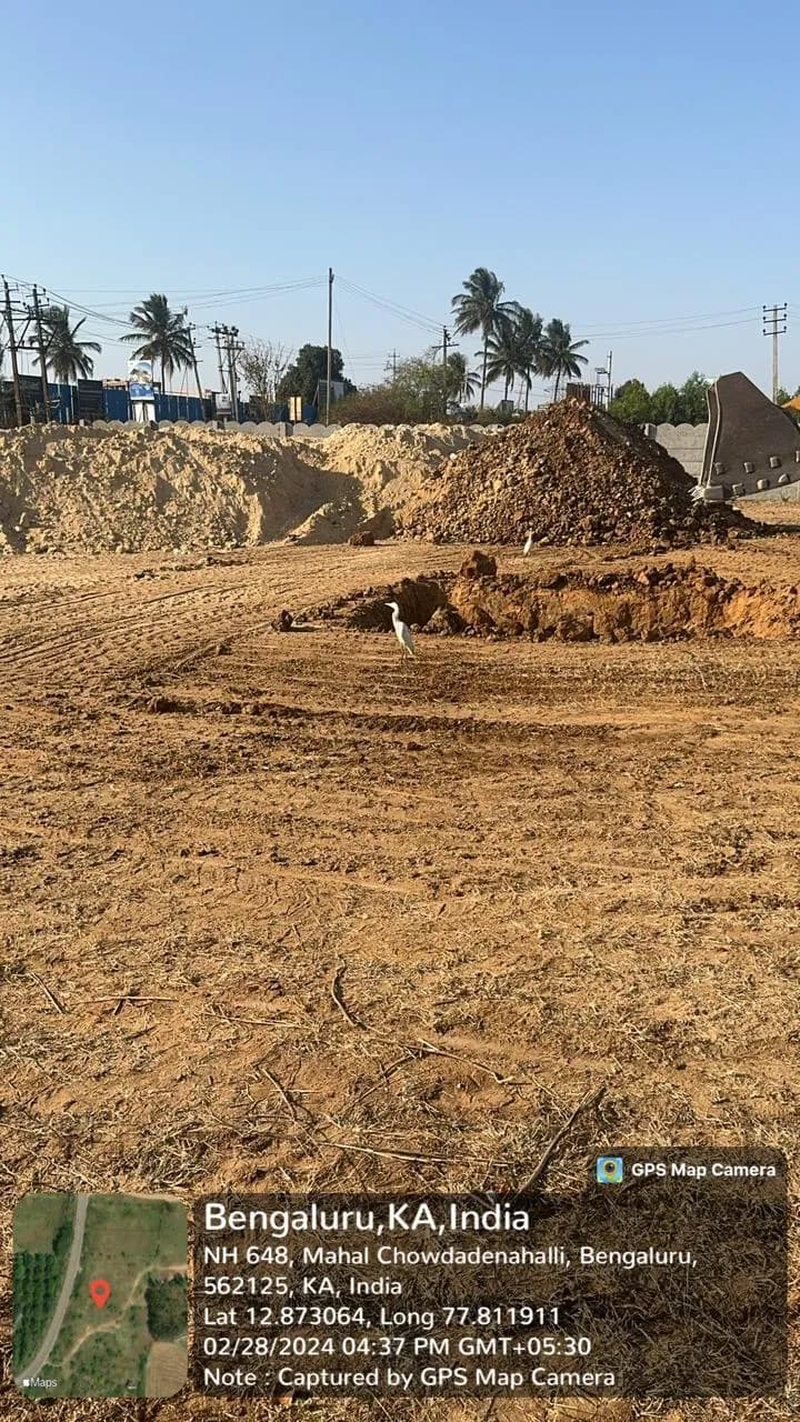 Royal Nest: Site photo filed with Karnataka RERA