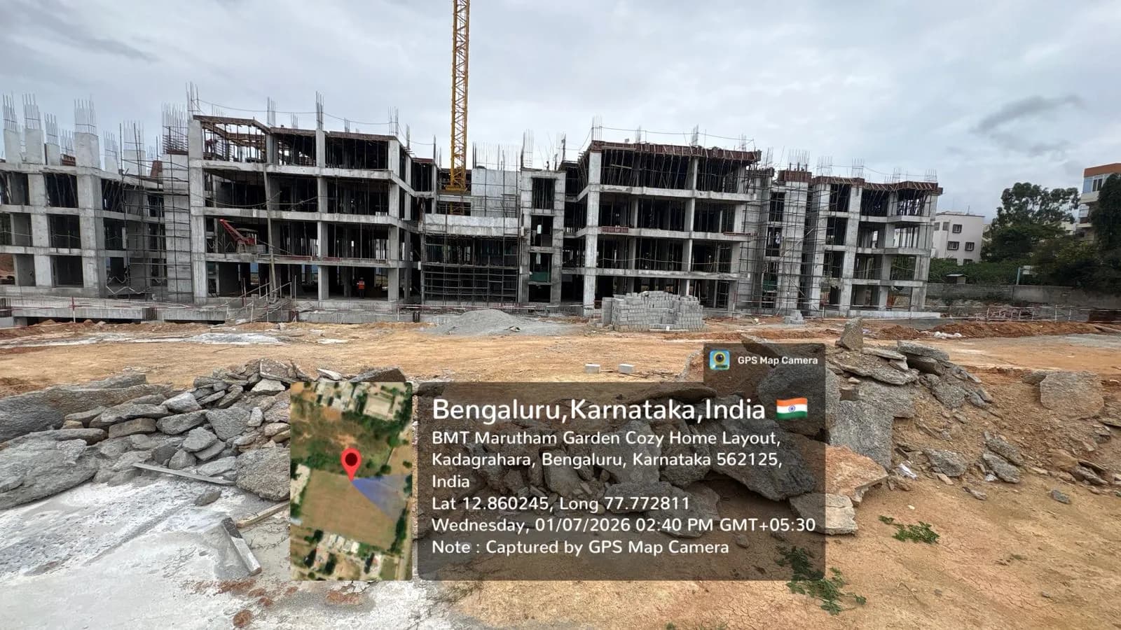 Suyug'S Saffron: Site photo filed with Karnataka RERA