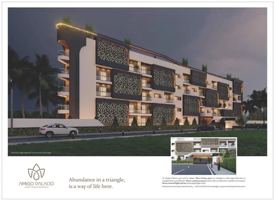 Amigo Palacio: Brochure, page 5 (filed with Karnataka RERA)