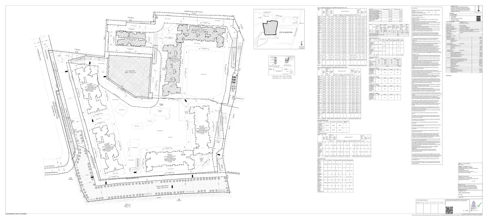 Folium By Sumadhura: 1 Site Plan Approved Plan Sanction Folium-IV.pdf (filed with Karnataka RERA)