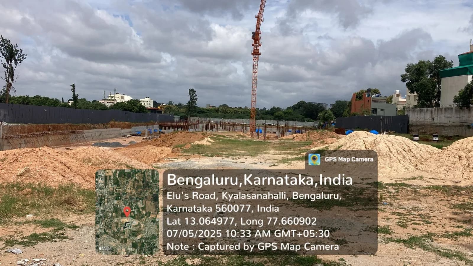 Nava Skanda Bellavita: Site photo filed with Karnataka RERA
