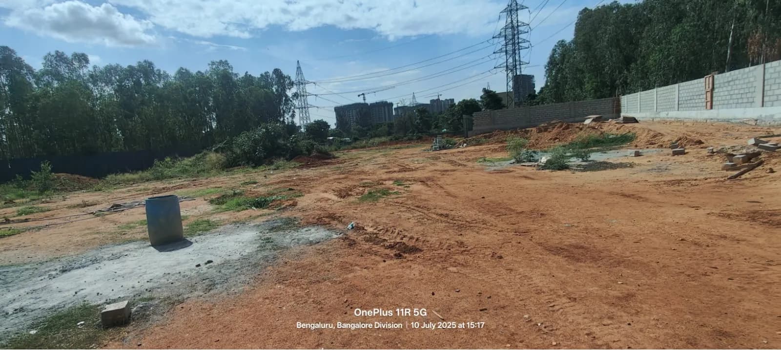 Adithi Eternia: Site photo filed with Karnataka RERA