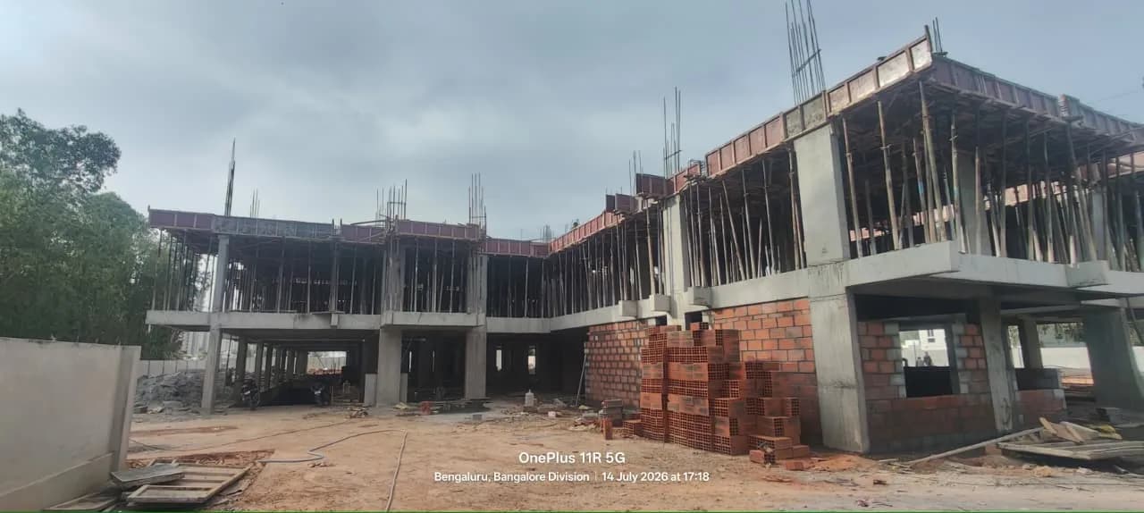 Adithi Eternia: Site photo filed with Karnataka RERA