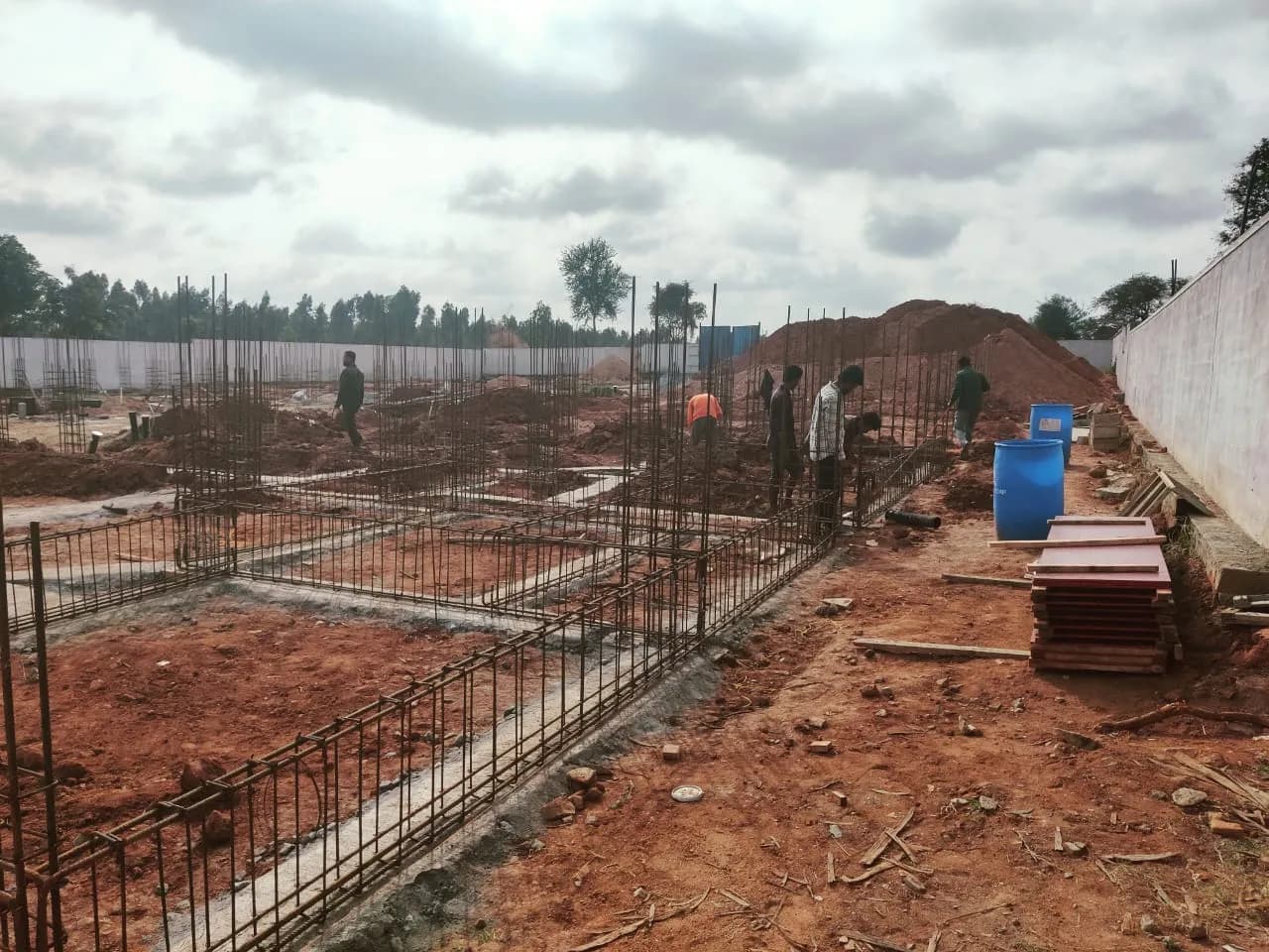 humming Gardens: Site photo filed with Karnataka RERA