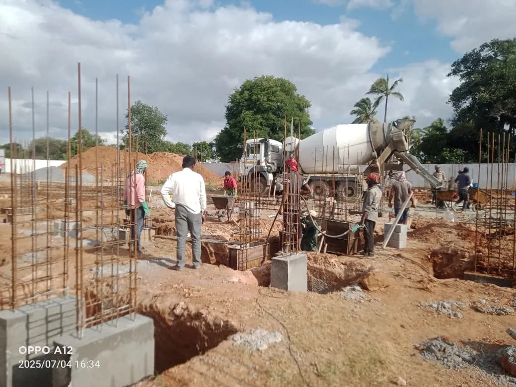 humming Gardens: Site photo filed with Karnataka RERA