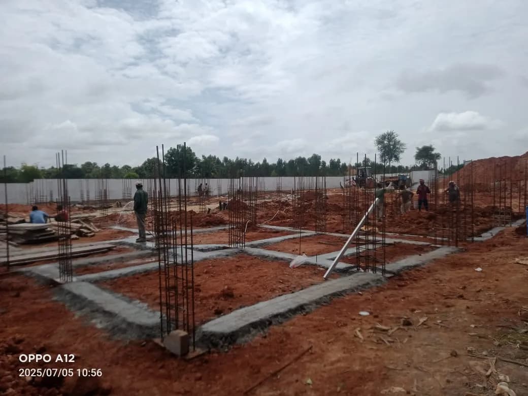 humming Gardens: Site photo filed with Karnataka RERA