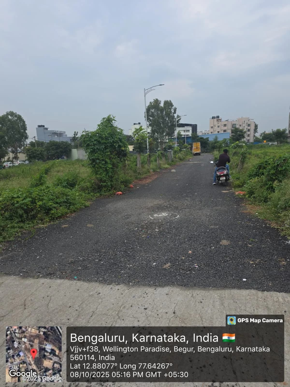 Singasandra AEHBCS Layout: Site photo filed with Karnataka RERA