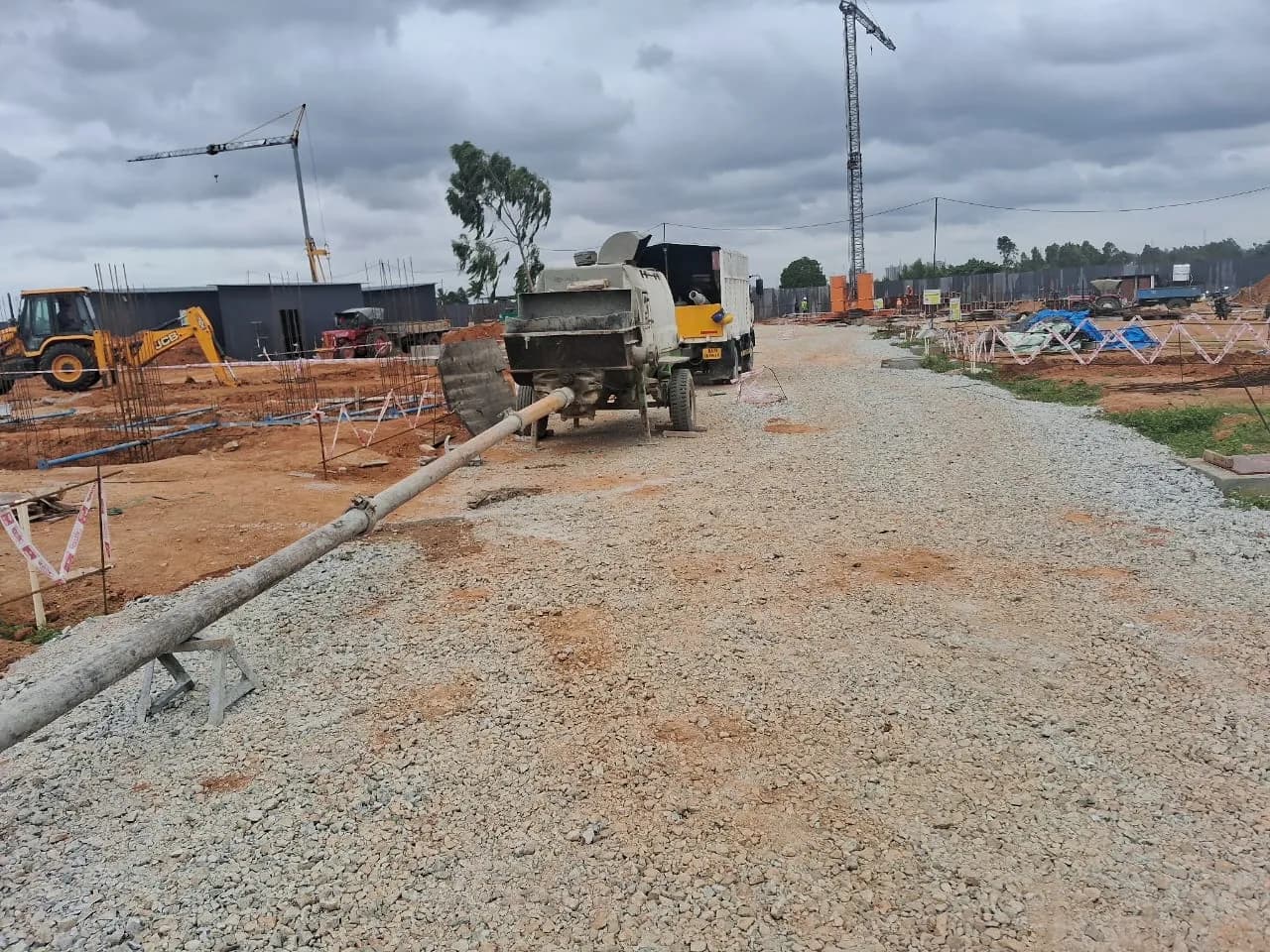 White Lotus Amanvana: Site photo filed with Karnataka RERA